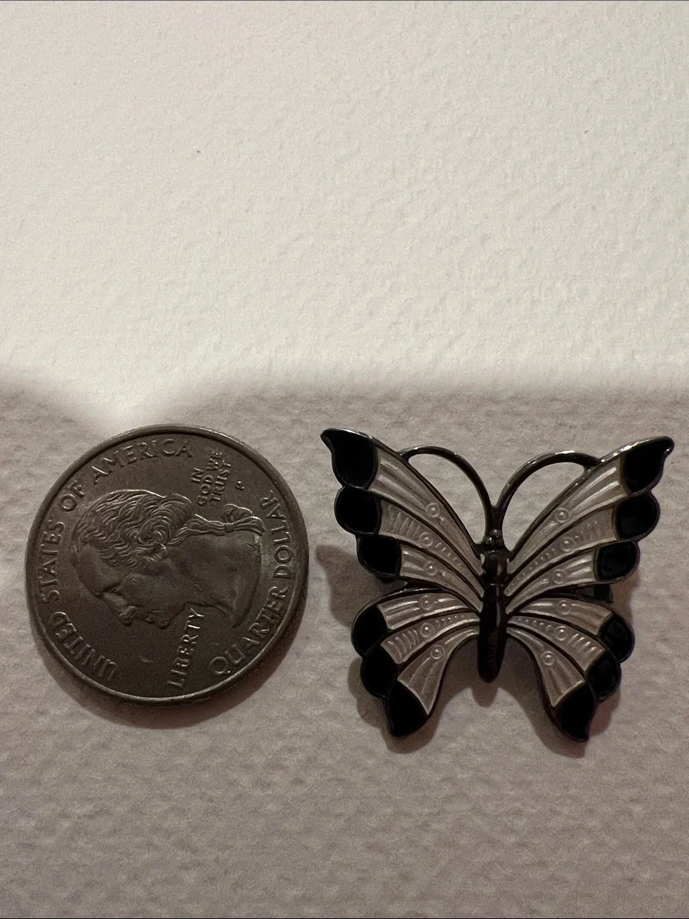 Sterling Silver Butterfly Brooch